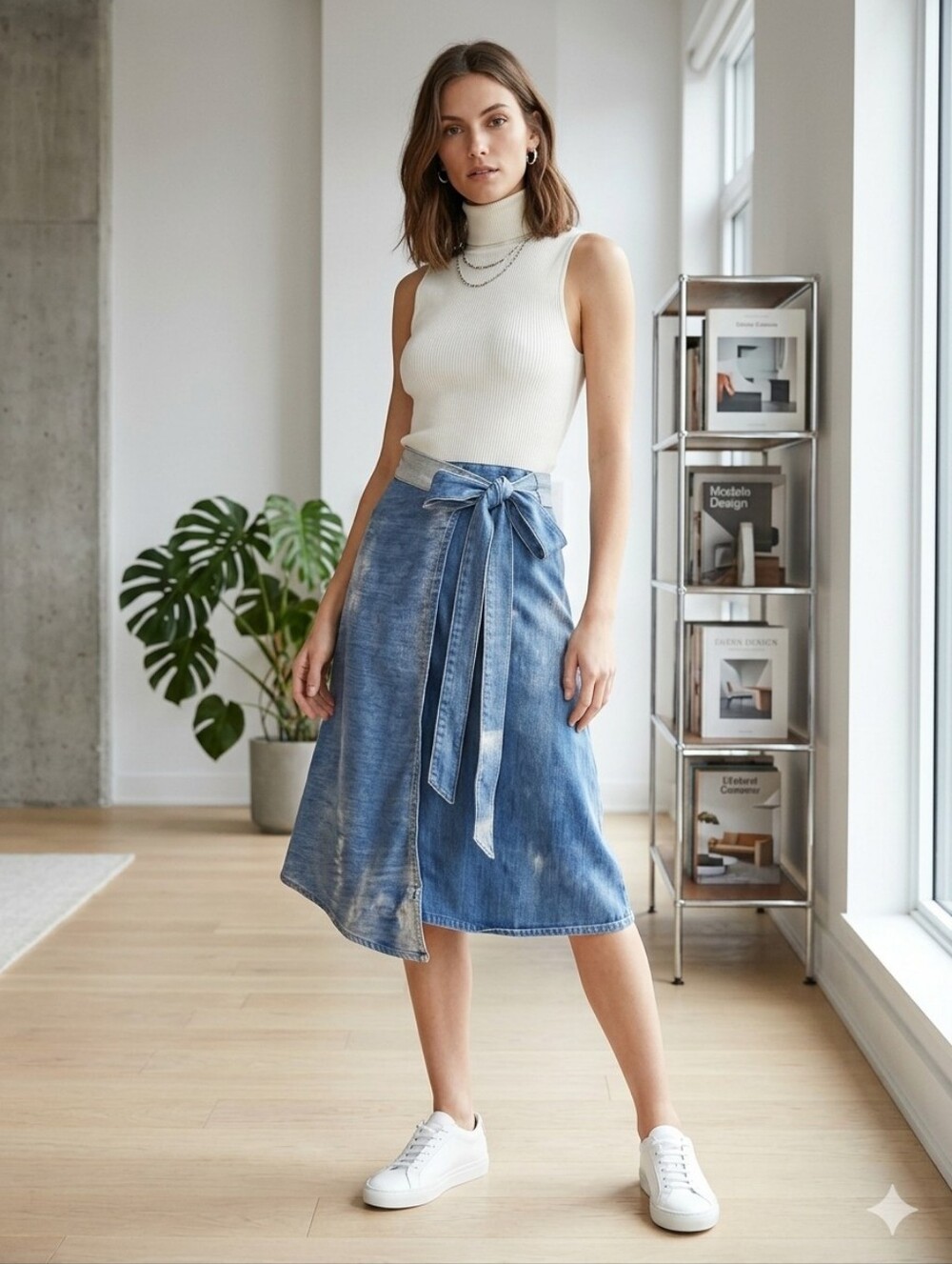 Vintage 70s Denim Skirt
